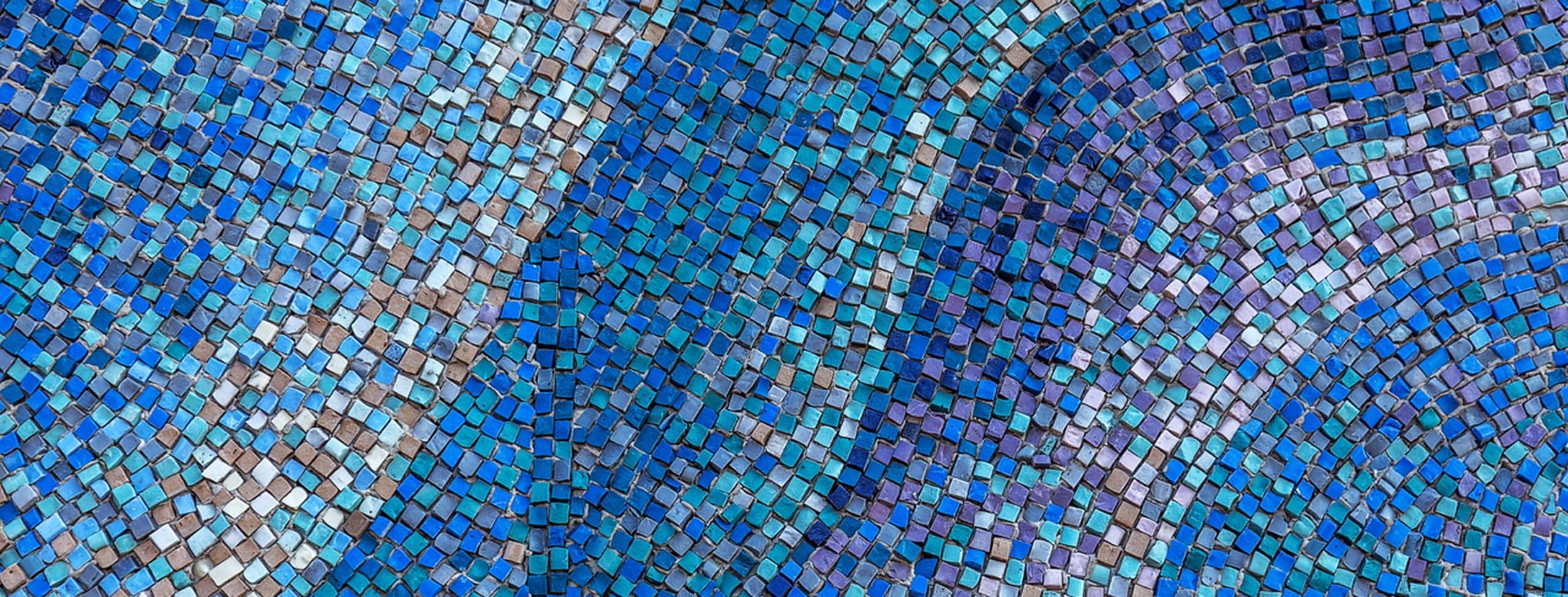 Abstract ceramic mosaic