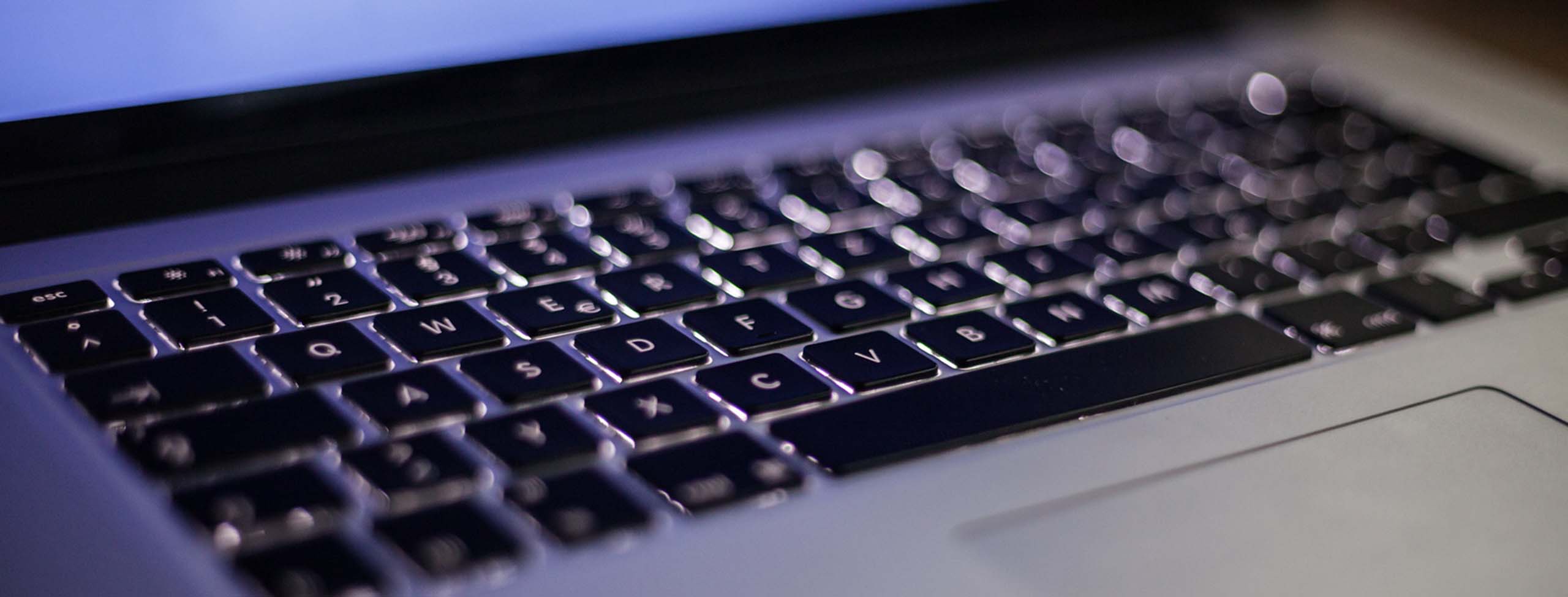 laptop keyboard detail