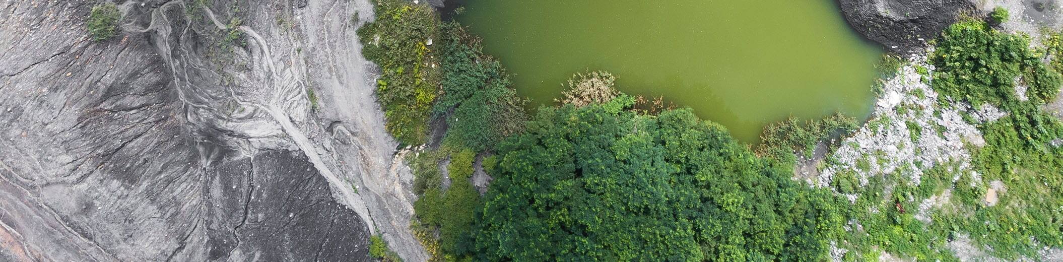 Nature aerial view