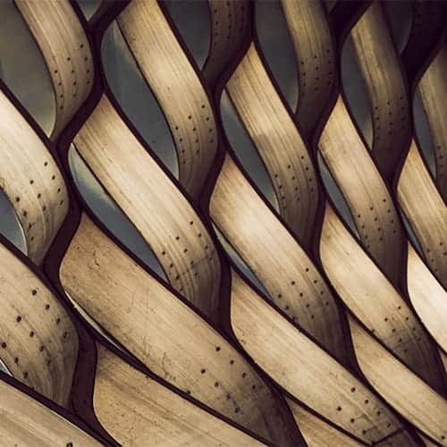 Abstract Wooden Structure